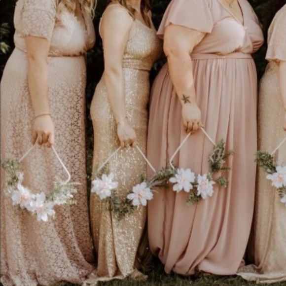 Hello Molly Dear Amelia Rose Gold Dress - Picture 7 of 12